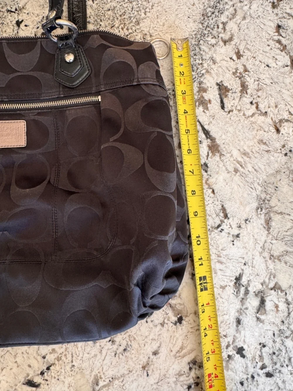 Coach Poppy Glam Bag Black